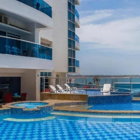 2bdr Apt Exclusive Poseidon Host: Id+10 Apartamento Cartagena